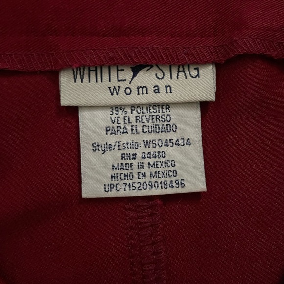 Size 16 burgundy red skirt - Picture 6 of 10